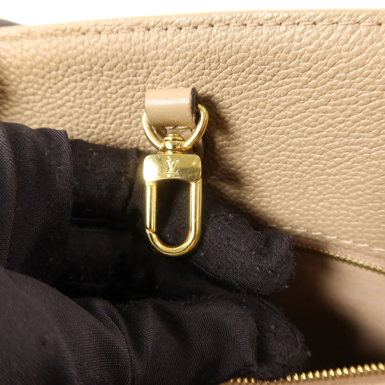 LOUIS VUITTON OnTheGo M45607 2-Way Bag Calfskin 灰色 Calfskin Rank B - Thumbnail 9