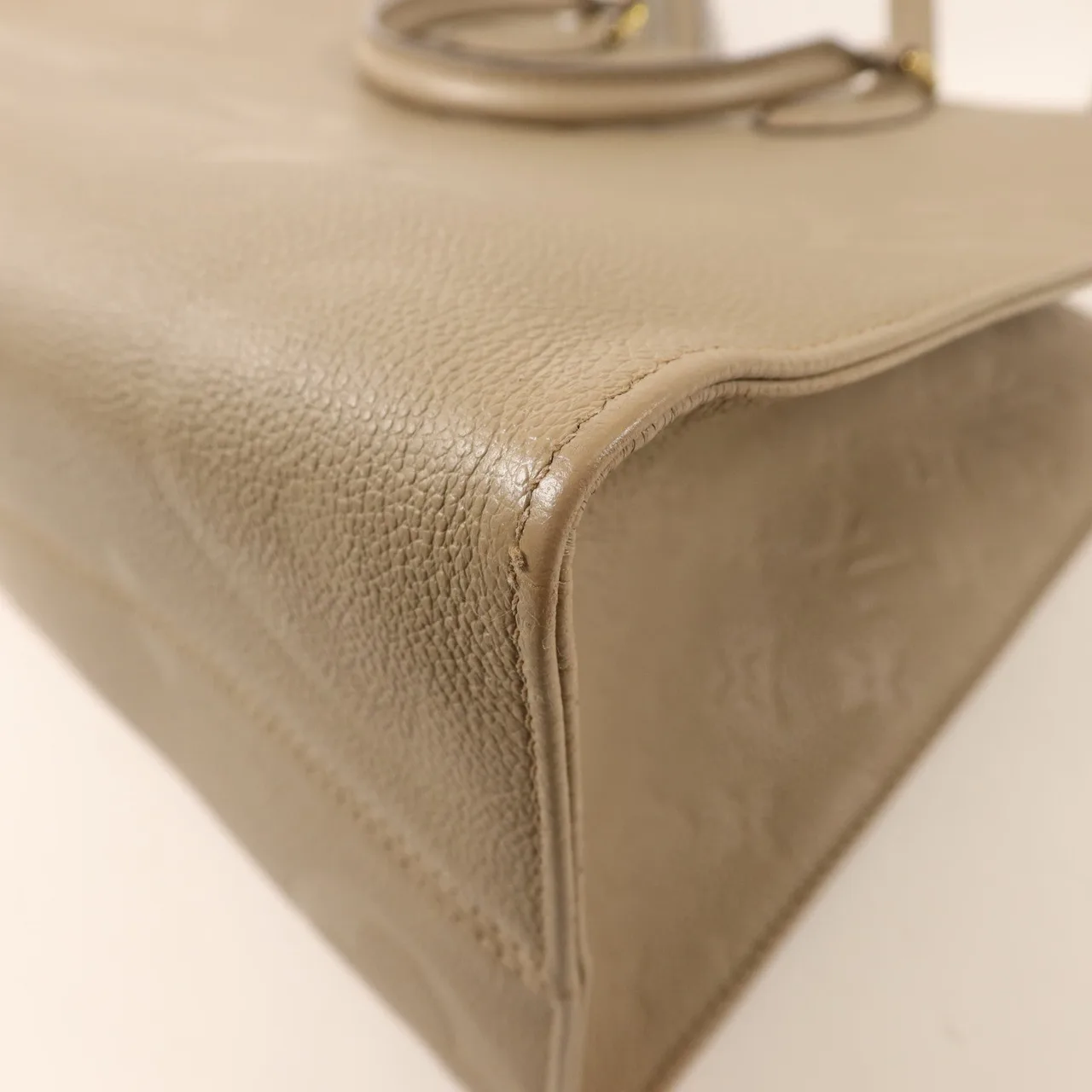 LOUIS VUITTON OnTheGo M45607 2-Way Bag Calfskin 灰色 Calfskin Rank B - Thumbnail 12