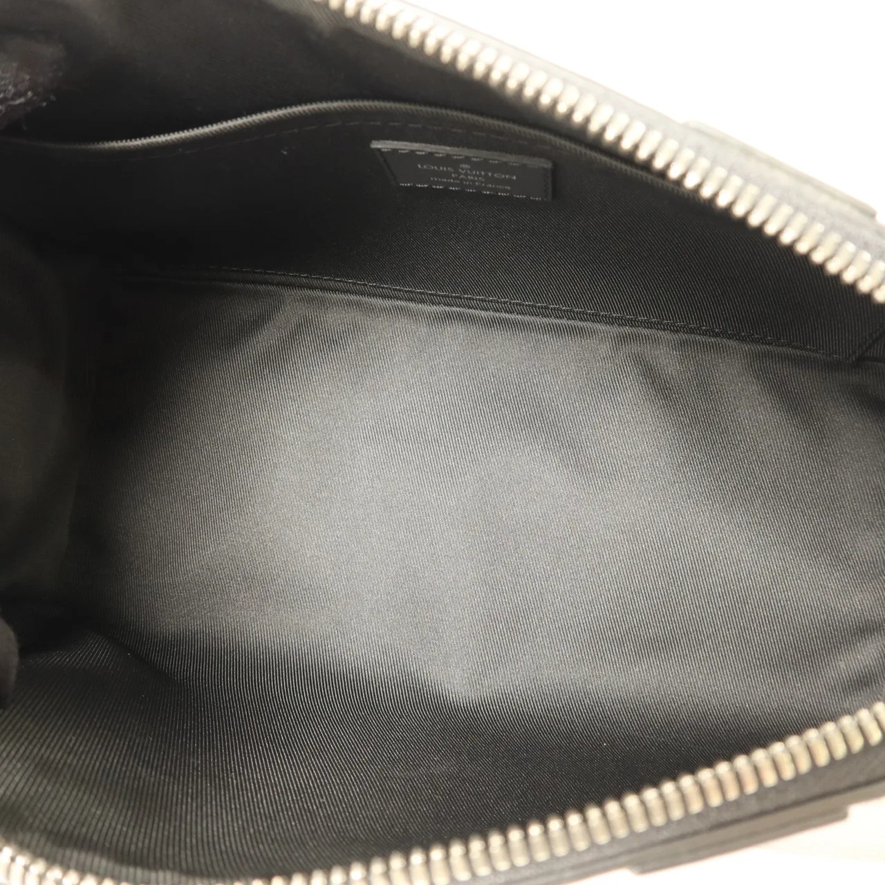 LOUIS VUITTON Keepall M45936 肩背包 塗層帆布 黑色 塗層帆布 中古品A - 縮圖 6