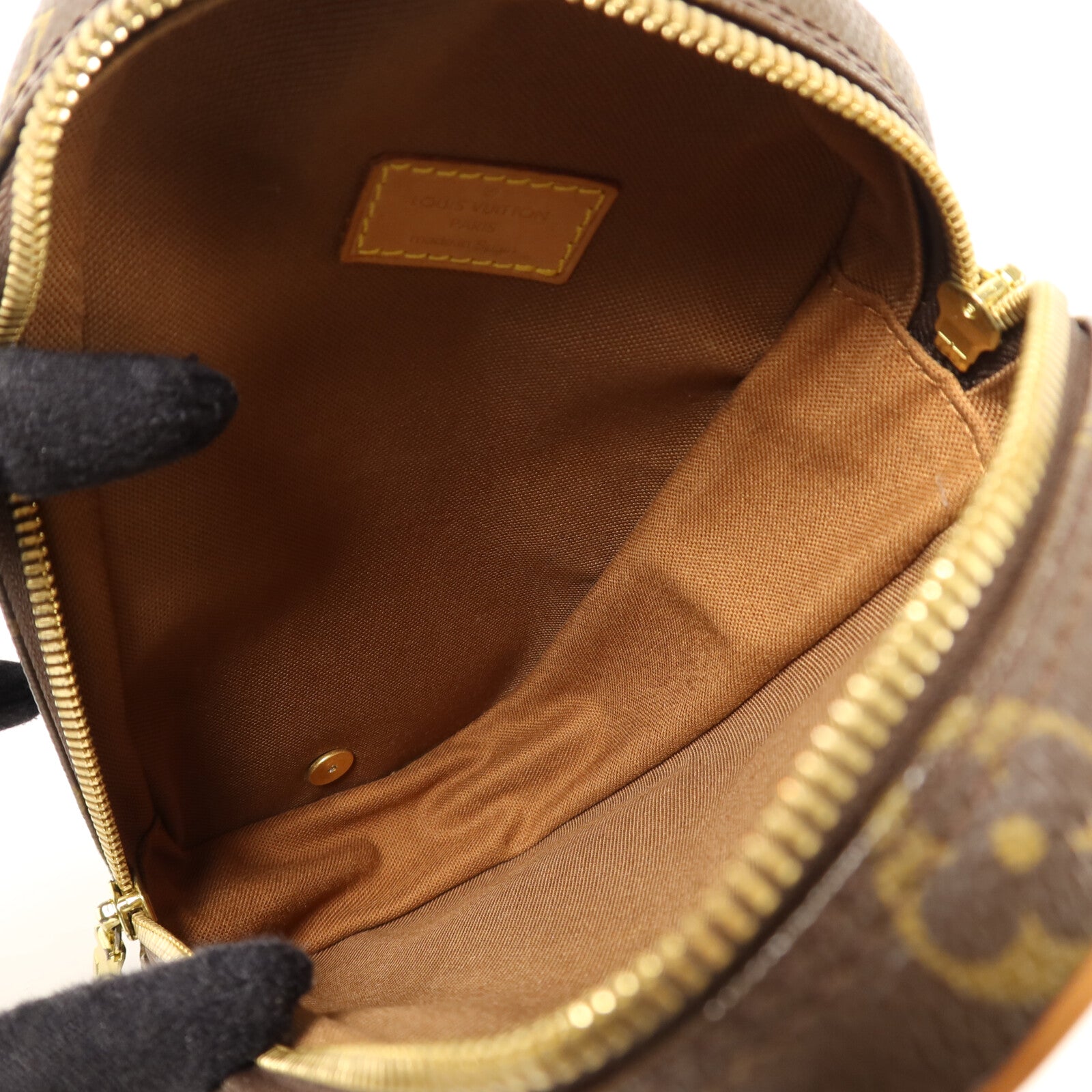 LOUIS VUITTON Pochette Gange M51870 Belt Bag Coated Canvas 5