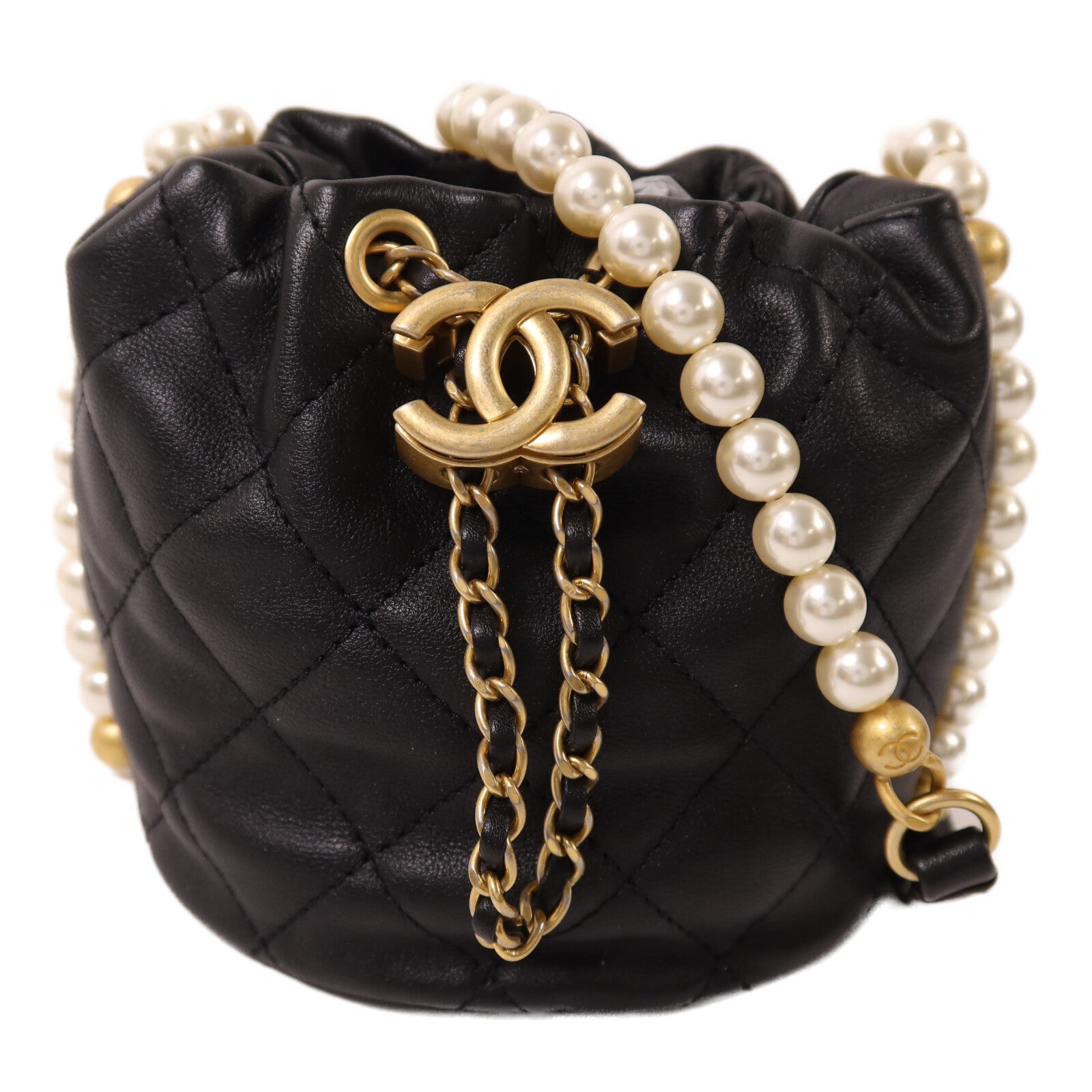 LOUIS VUITTON Bucket Shoulder Bag Calfskin