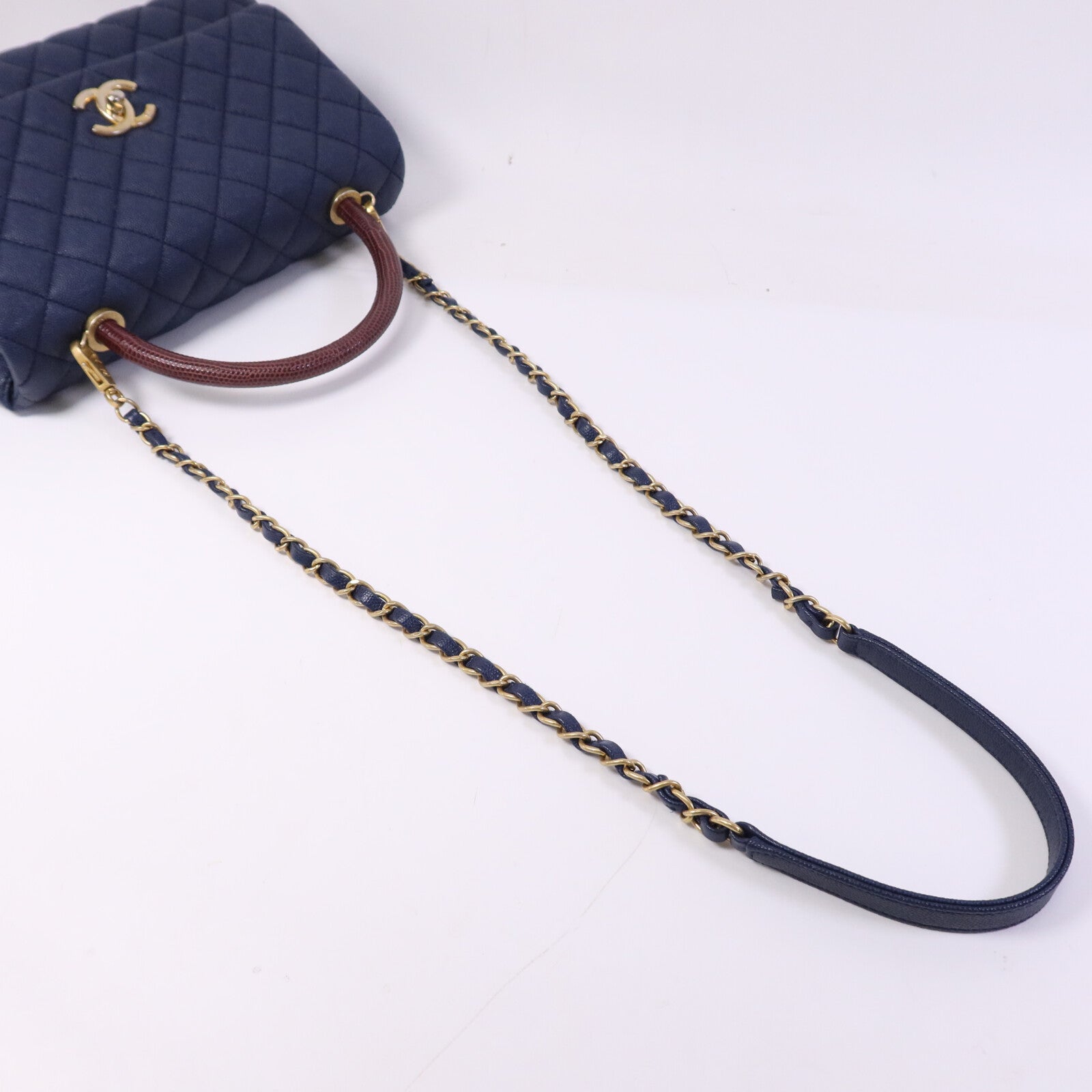 LOUIS VUITTON 2-Way Bag Calfskin 9