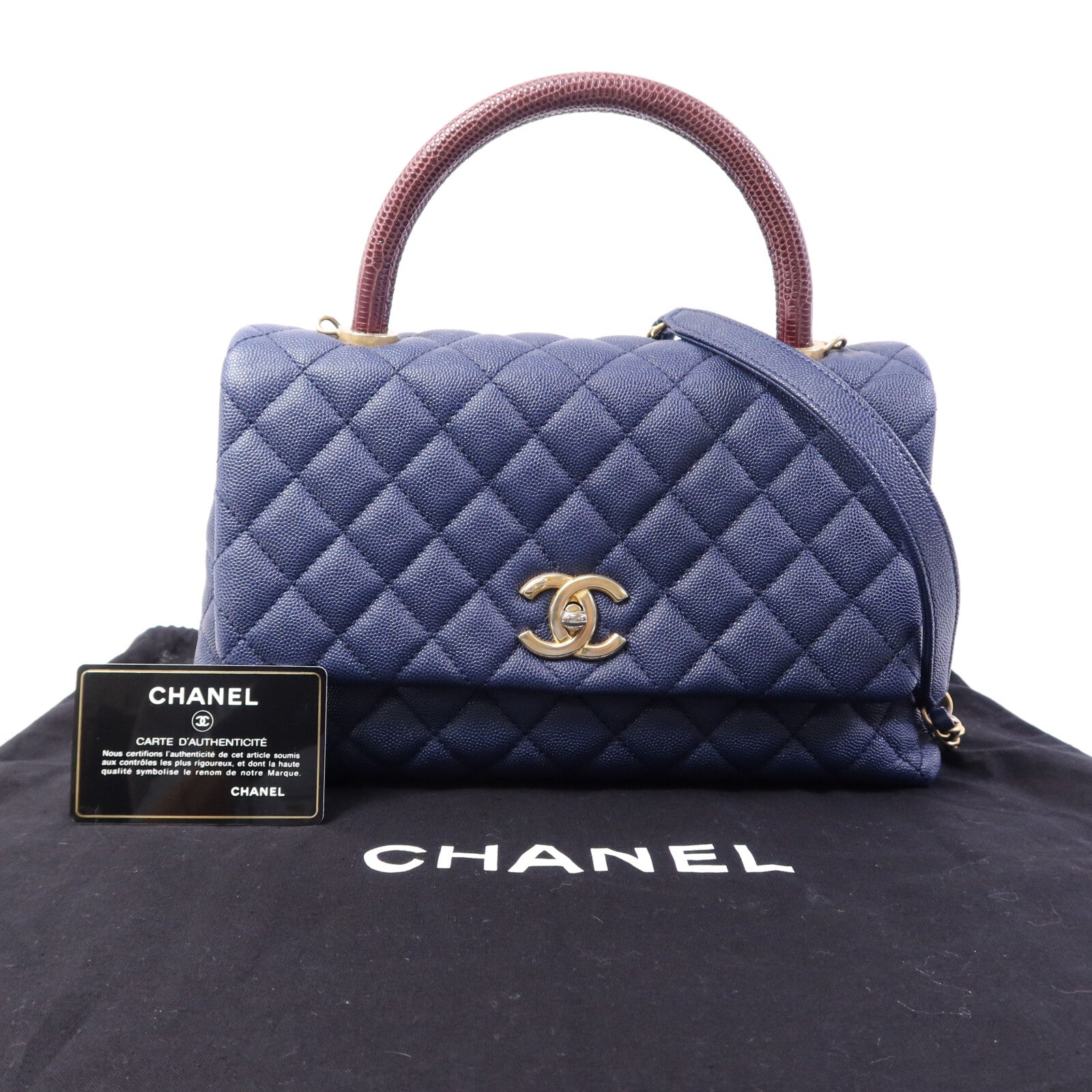 LOUIS VUITTON 2-Way Bag Calfskin 10