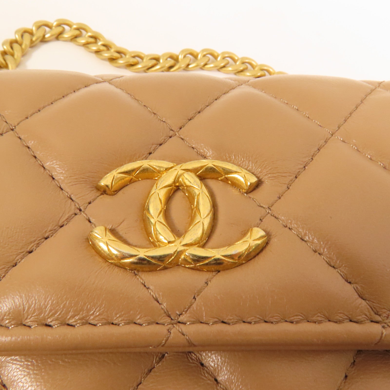 LOUIS VUITTON Shoulder Bag Lambskin 8