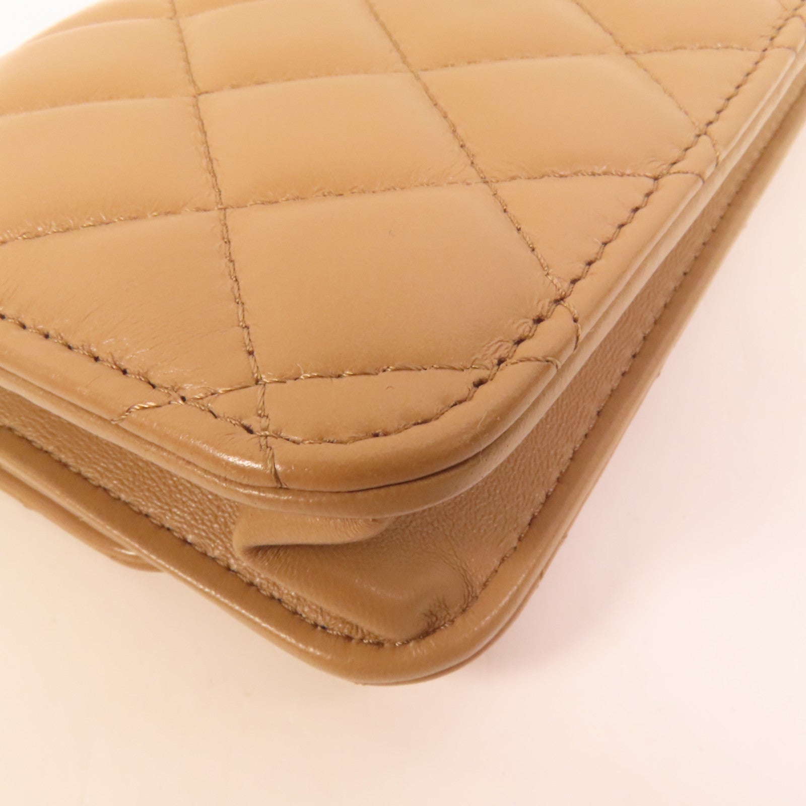LOUIS VUITTON Shoulder Bag Lambskin 15
