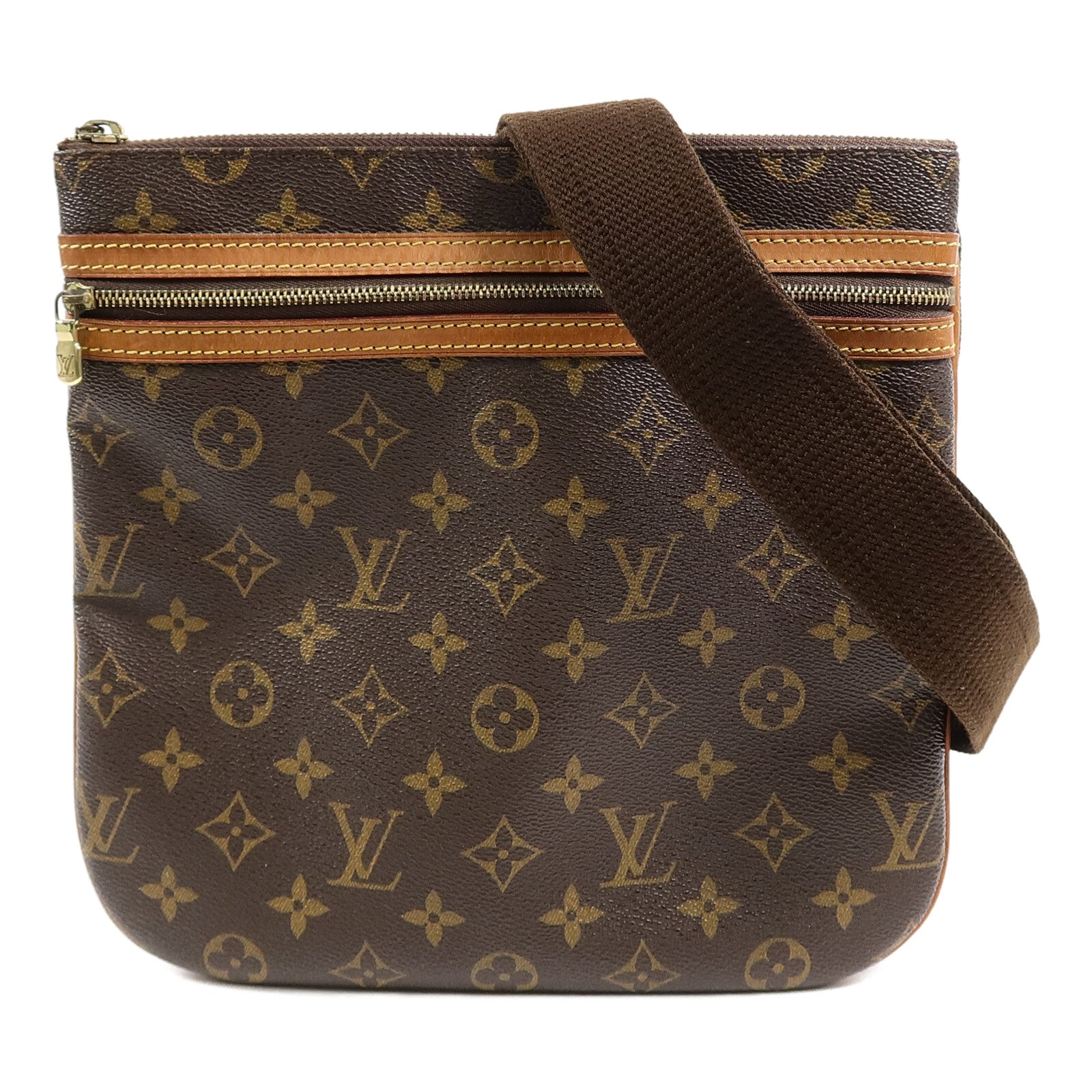 LOUIS VUITTON Pochette Bosphore M40044 Shoulder Bag Coated Canvas