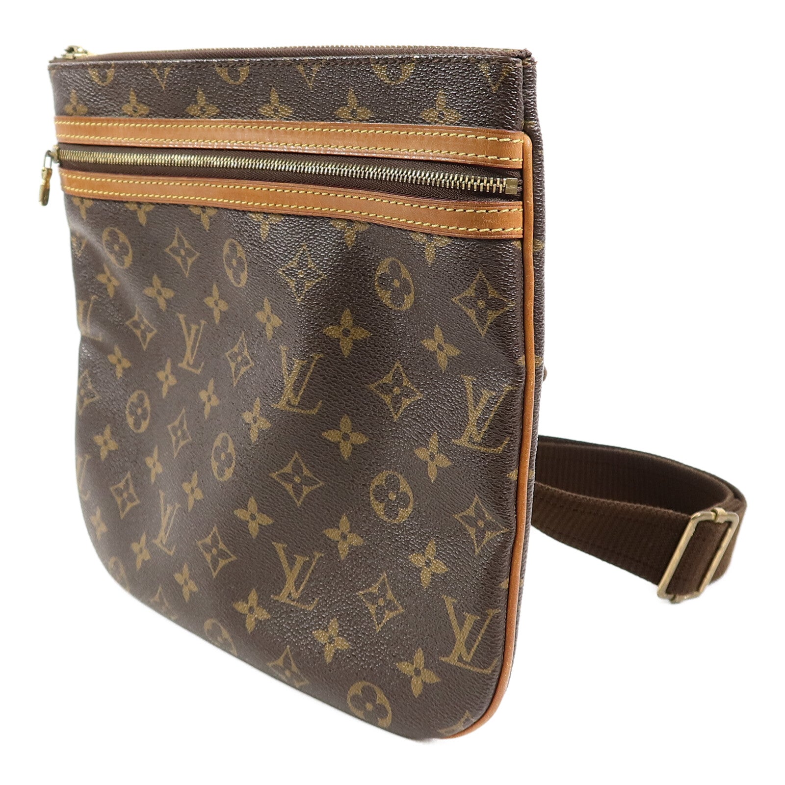 LOUIS VUITTON Pochette Bosphore M40044 Shoulder Bag Coated Canvas 2