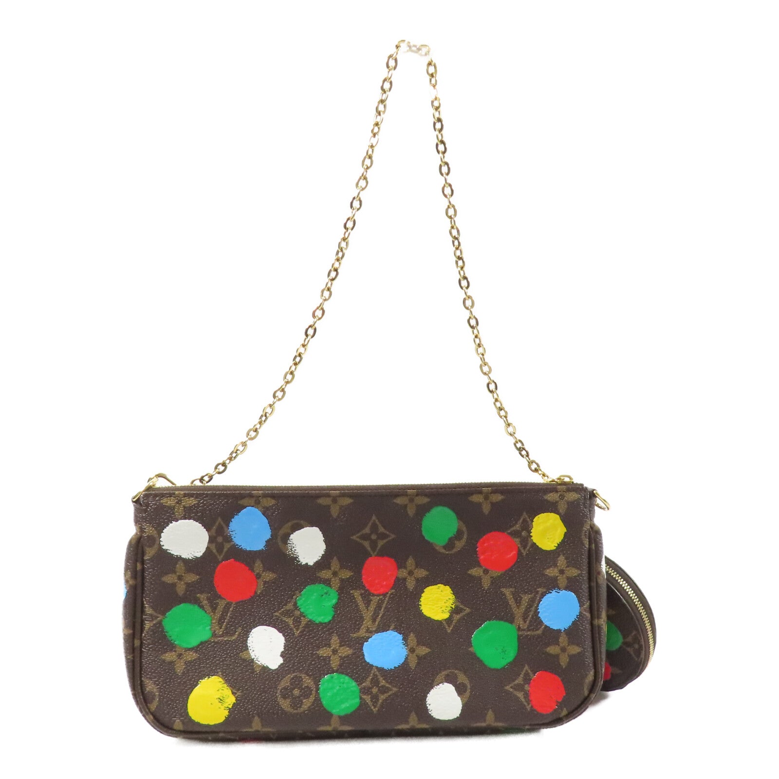 LOUIS VUITTON Multi Pochette M46385 兩用包 塗層帆布 3