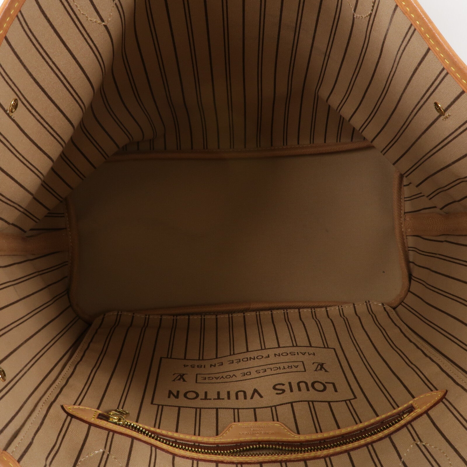 LOUIS VUITTON Neverfull M46975 托特包 塗層帆布 5