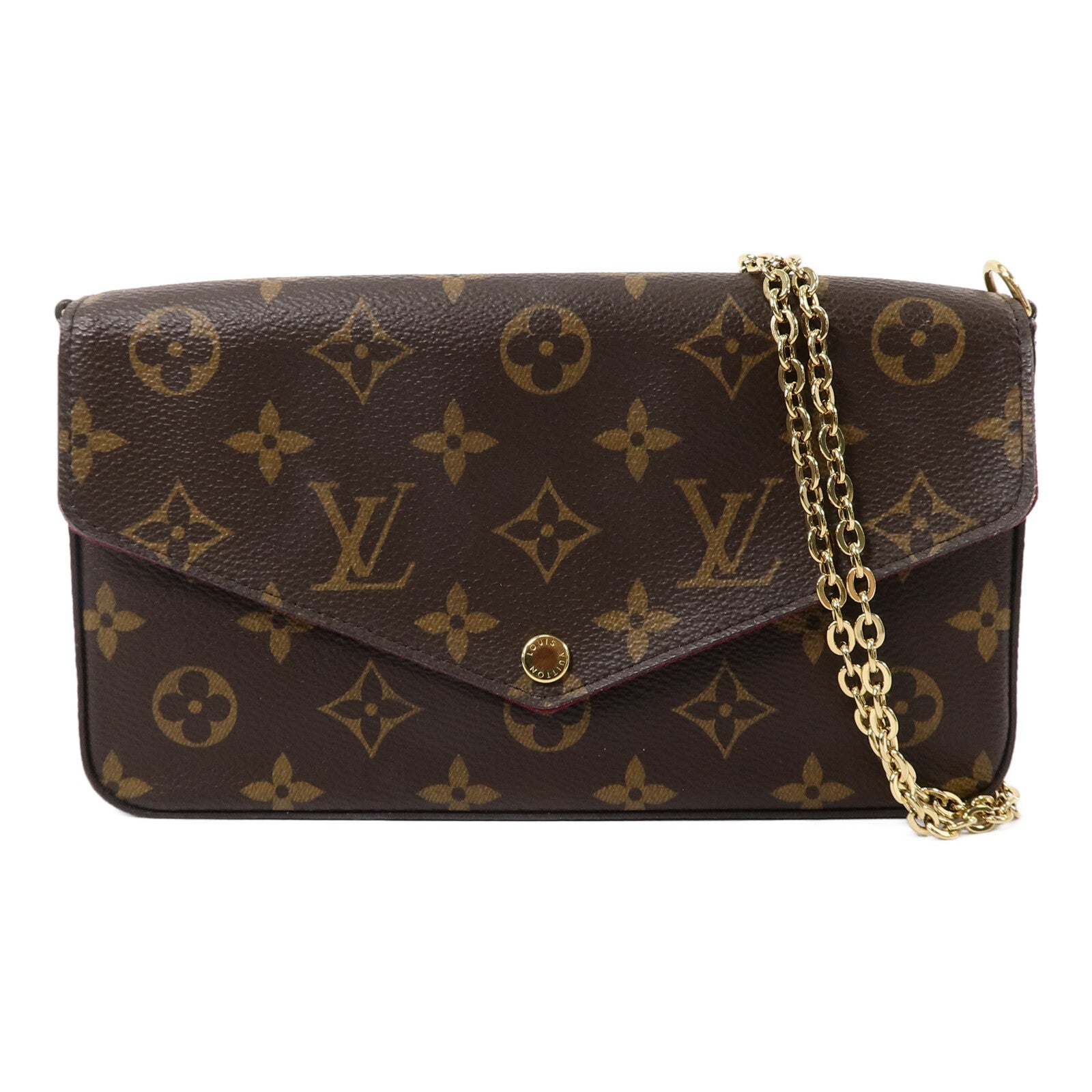 LOUIS VUITTON Felicie M81896 Shoulder Bag Coated Canvas