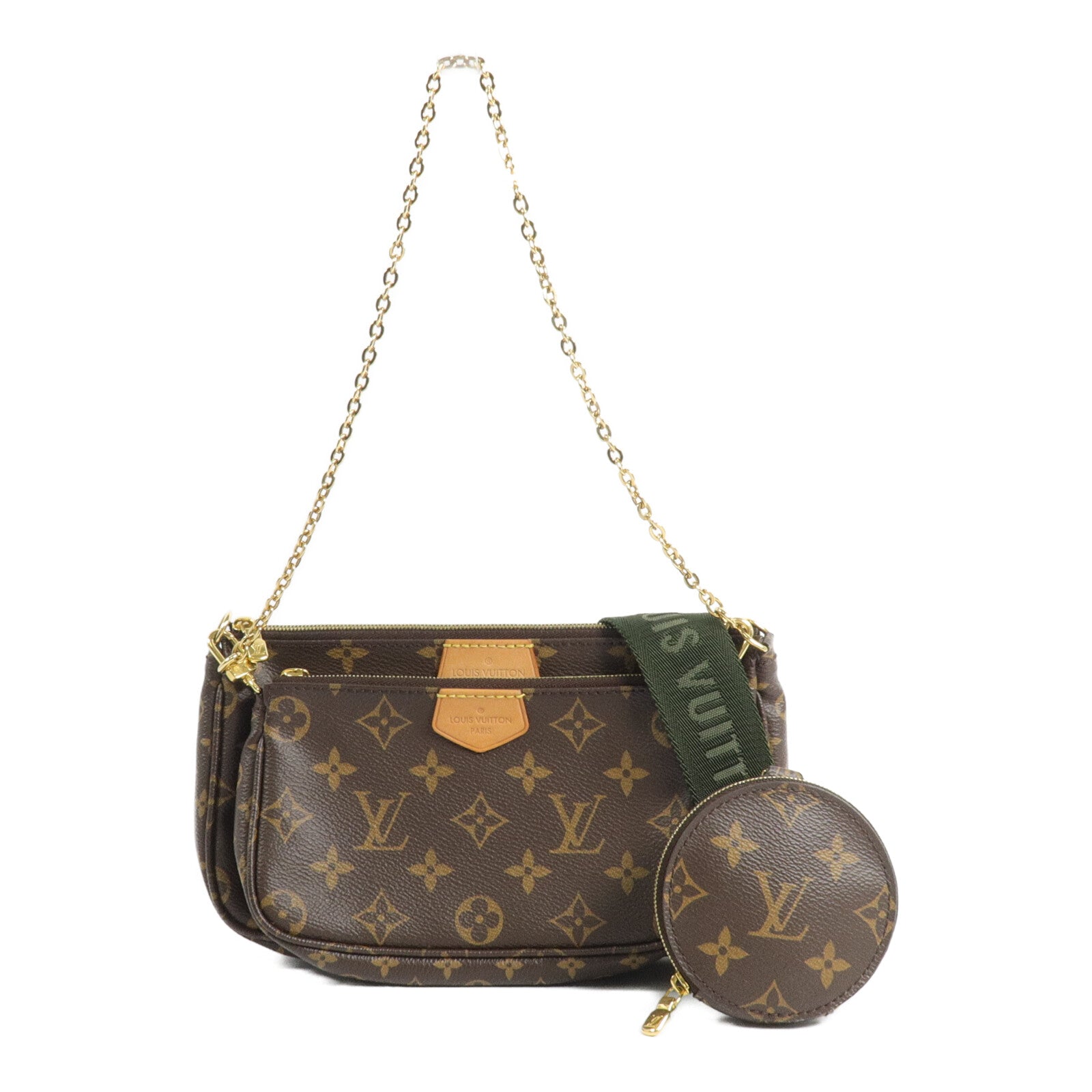 LOUIS VUITTON Multi Pochette M44813 2-Way Bag Coated Canvas