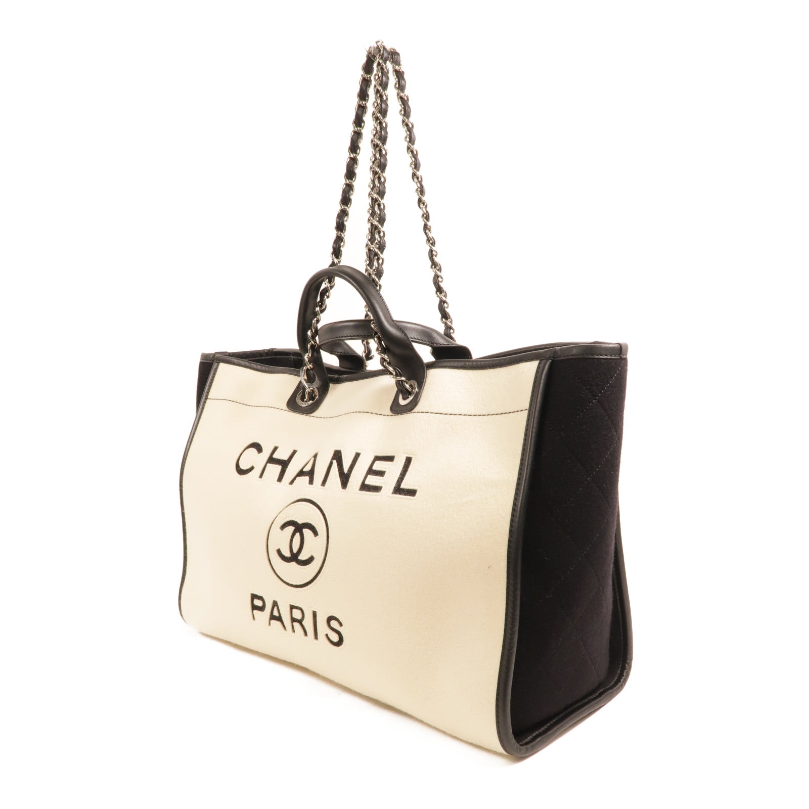 LOUIS VUITTON Deauville Deauville 2-Way Bag wool 3