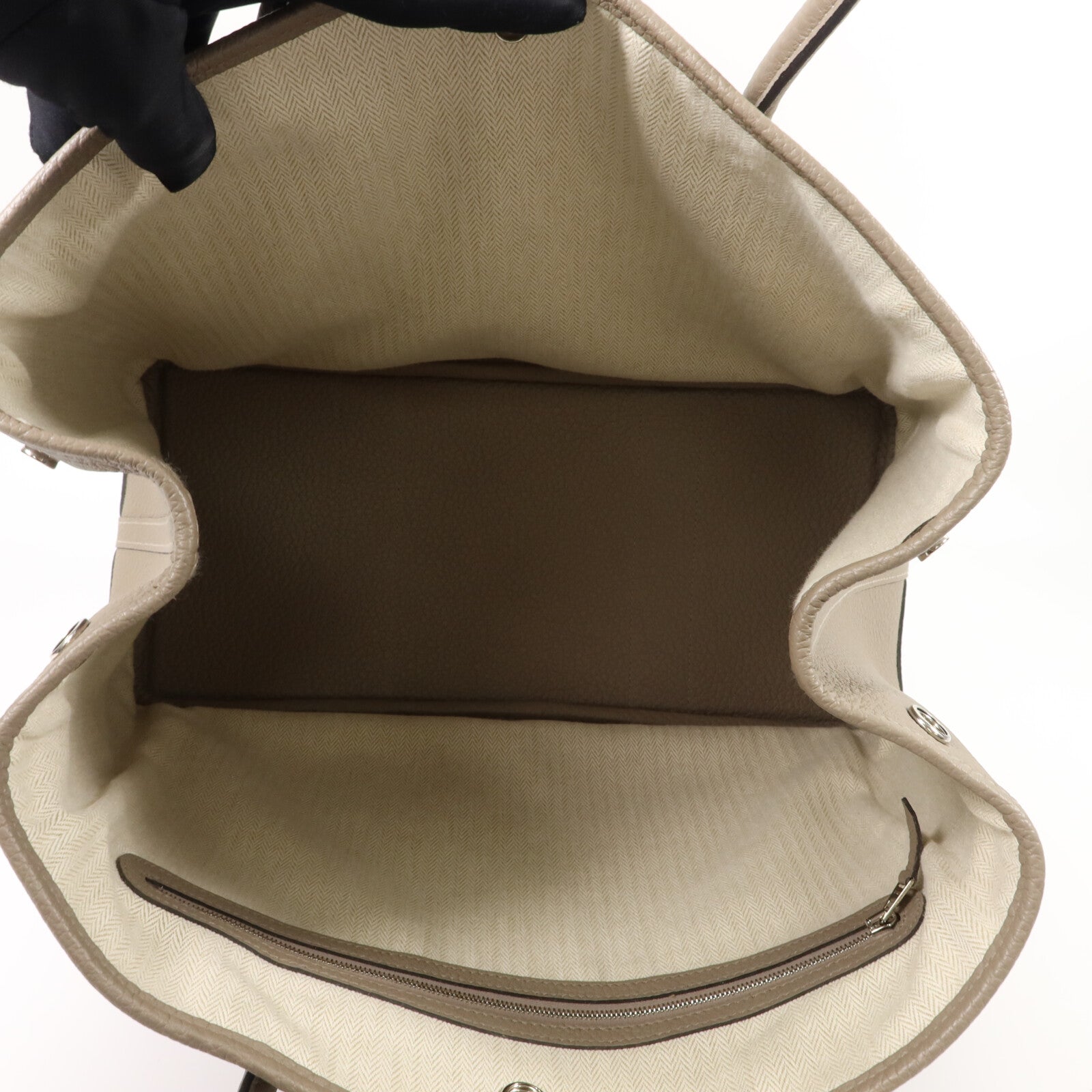 LOUIS VUITTON Tote Bag Calfskin 5