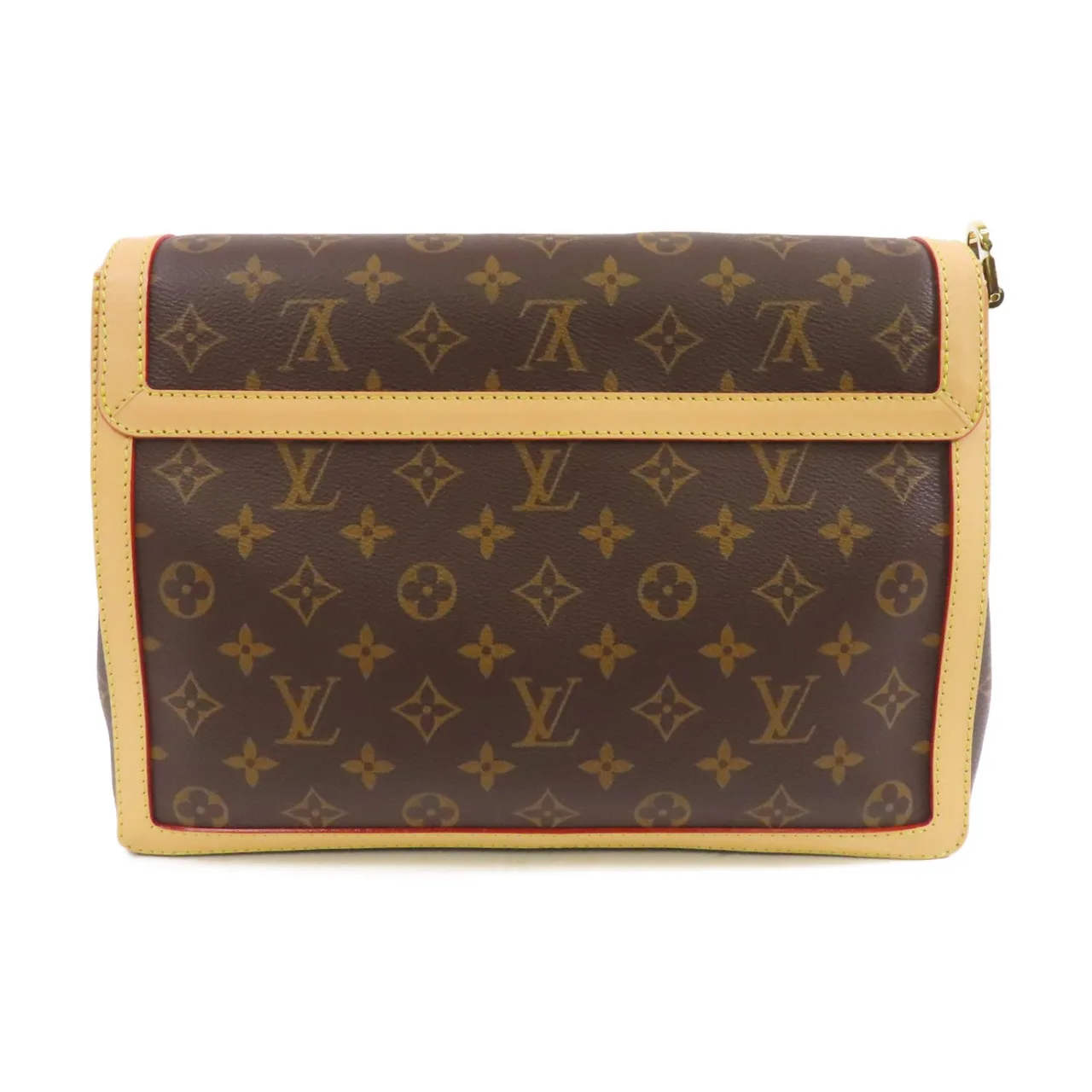 LOUIS VUITTON Dauphine M47149 兩用包 塗層帆布 棕色 塗層帆布 新品同様 - 縮圖 2