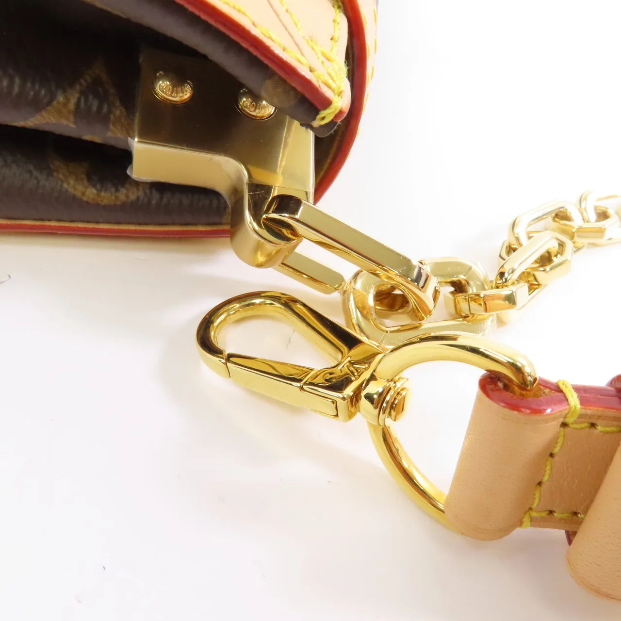 LOUIS VUITTON Dauphine M47149 兩用包 塗層帆布 棕色 塗層帆布 新品同様 - 縮圖 10