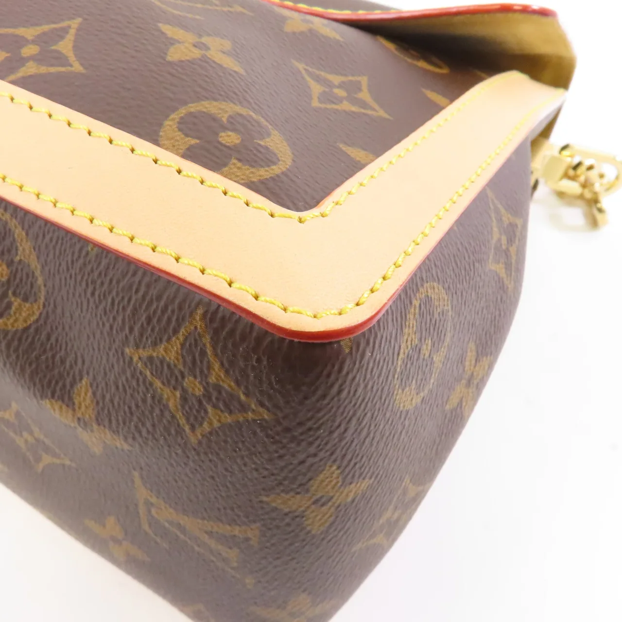 LOUIS VUITTON Dauphine M47149 兩用包 塗層帆布 棕色 塗層帆布 新品同様 - 縮圖 11