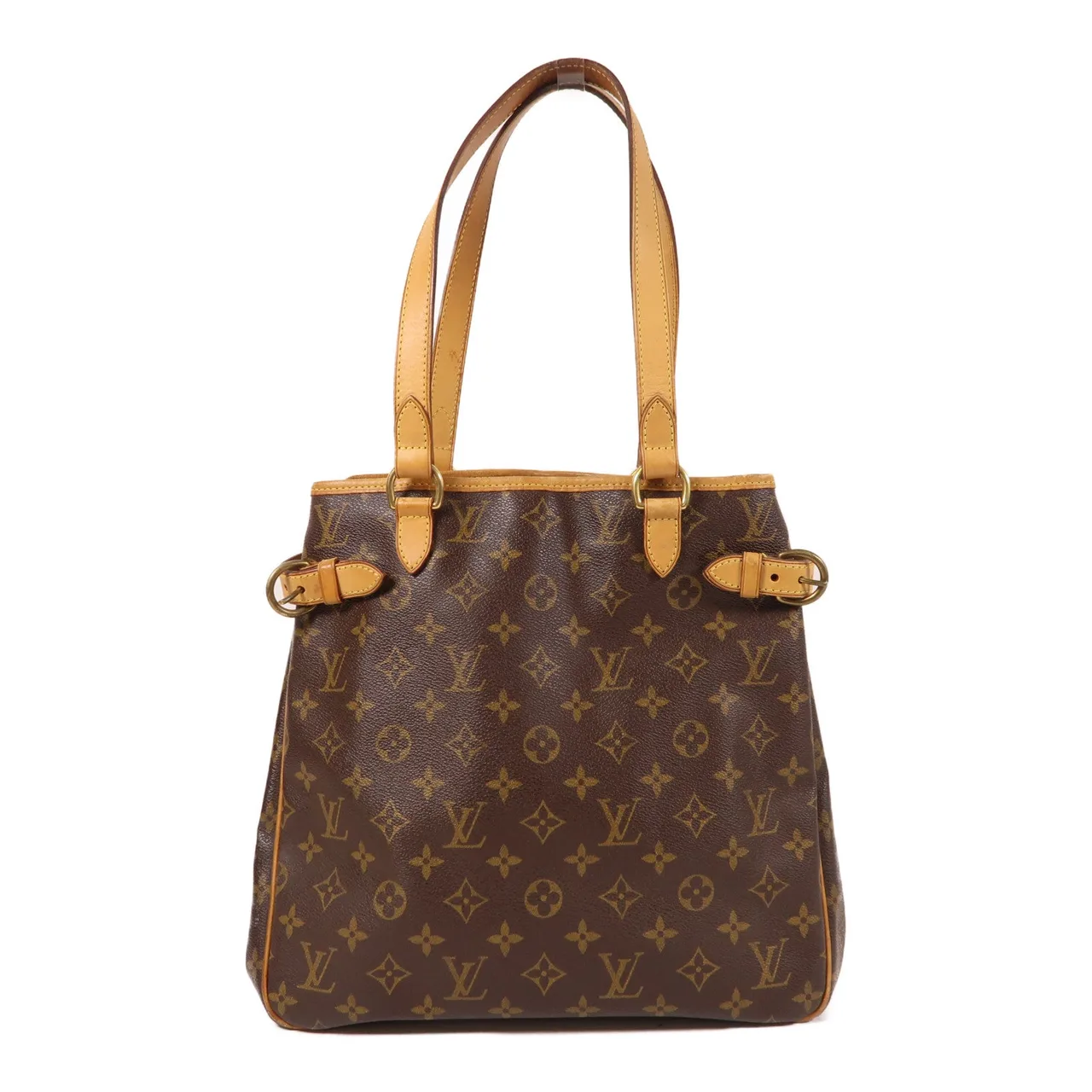 LOUIS VUITTON Batignolles M51153 Shoulder Bag Coated Canvas 棕色