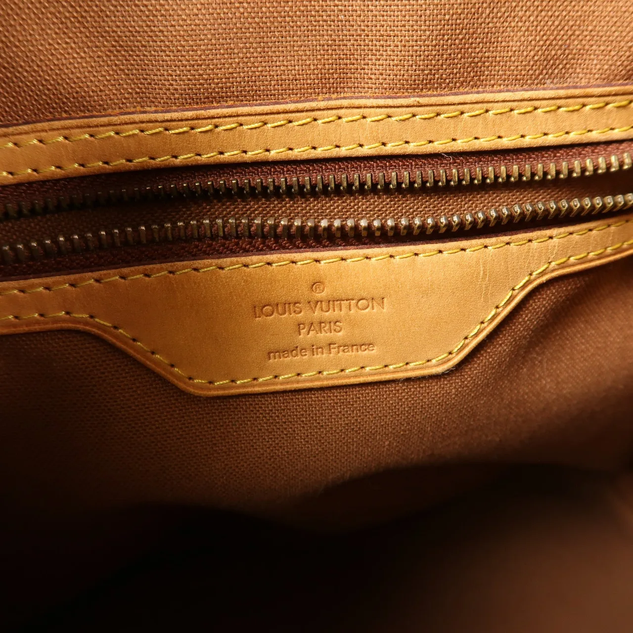 LOUIS VUITTON Batignolles M51153 肩背包 塗層帆布 棕色 塗層帆布 中古品B - 縮圖 6