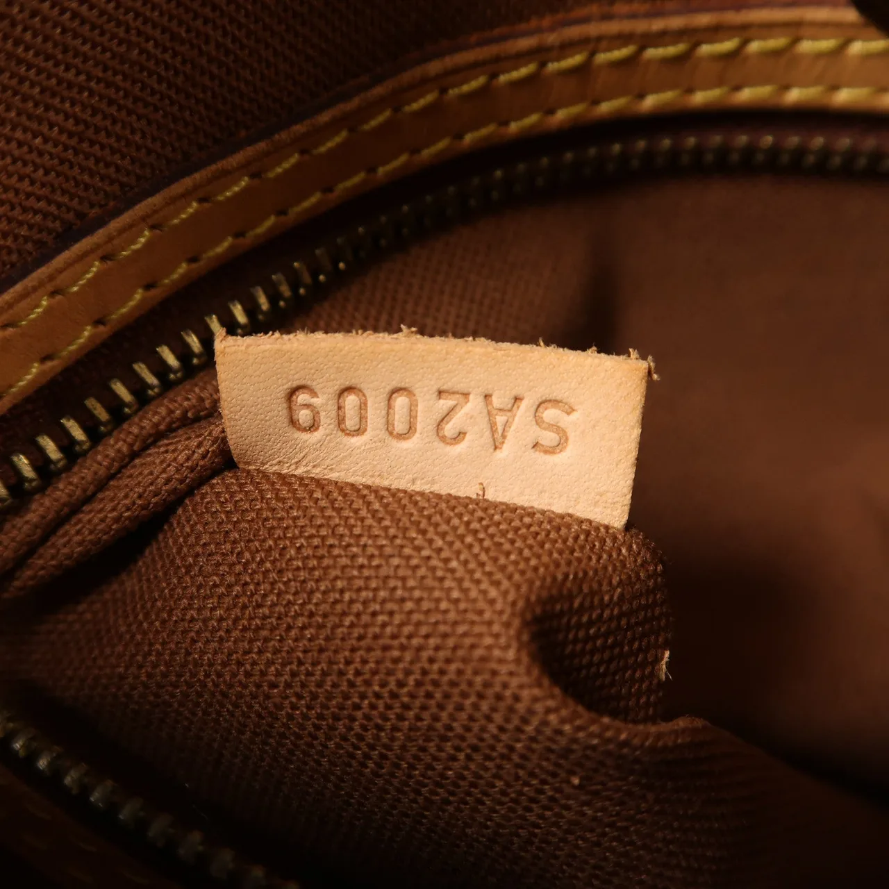 LOUIS VUITTON Batignolles M51153 肩背包 塗層帆布 棕色 塗層帆布 中古品B - 縮圖 7