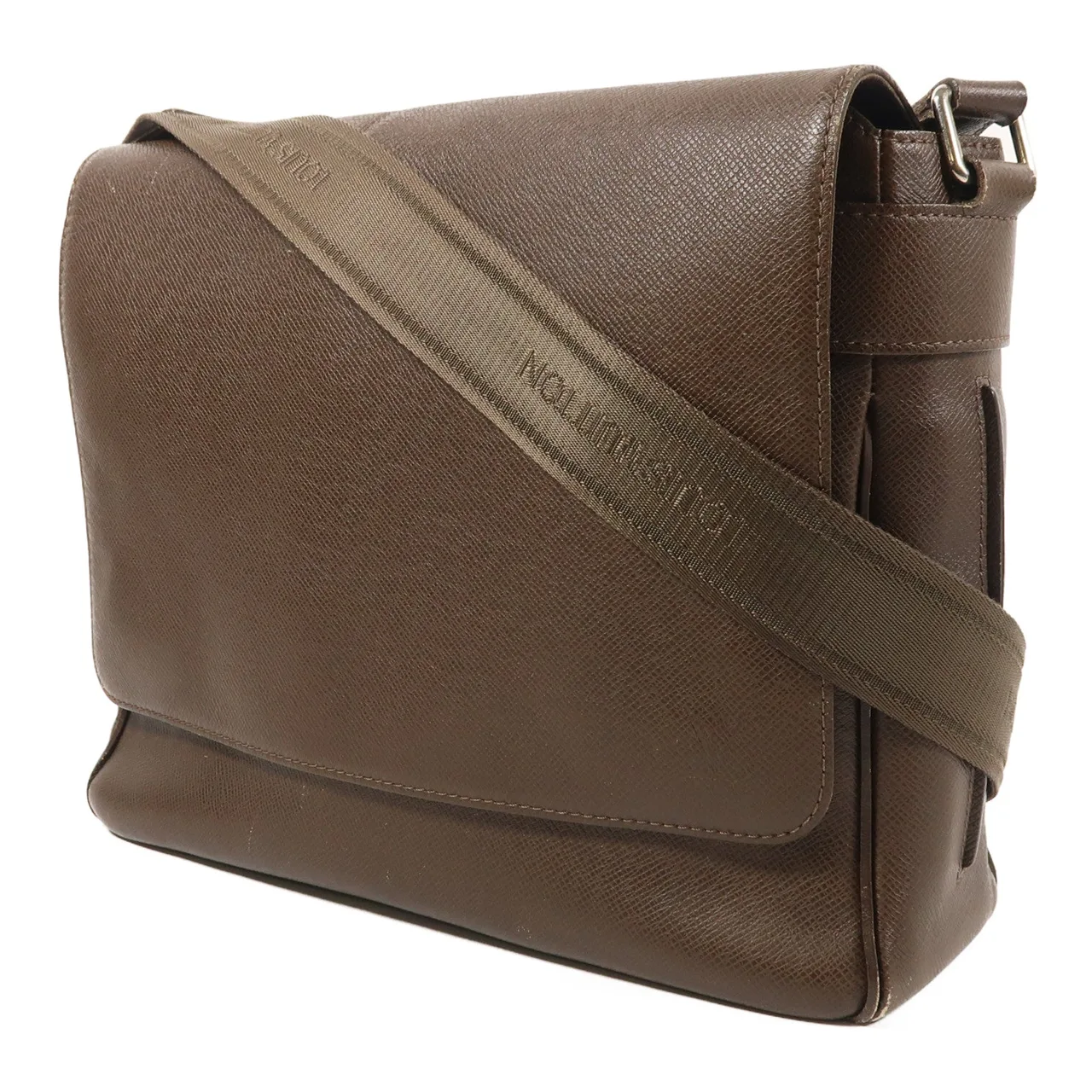 LOUIS VUITTON Roman M32778 肩背包 牛皮 棕色 牛皮 中古品C - 縮圖 3