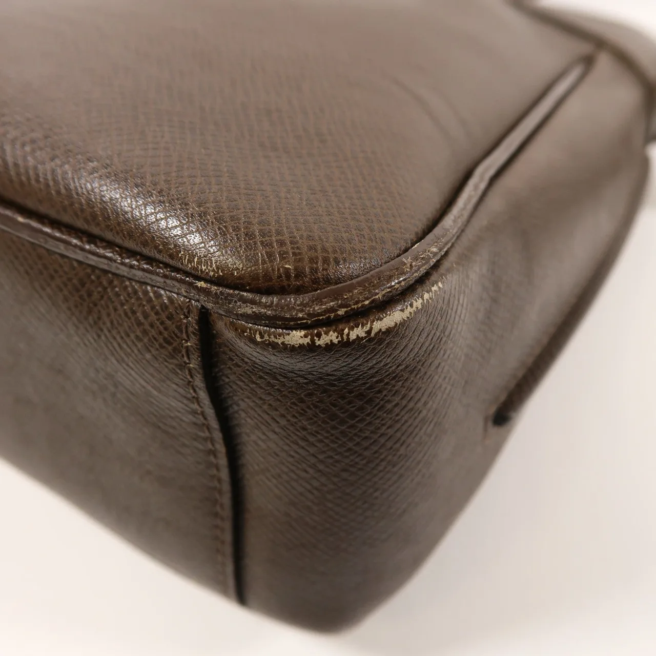 LOUIS VUITTON Roman M32778 肩背包 牛皮 棕色 牛皮 中古品C - 縮圖 11