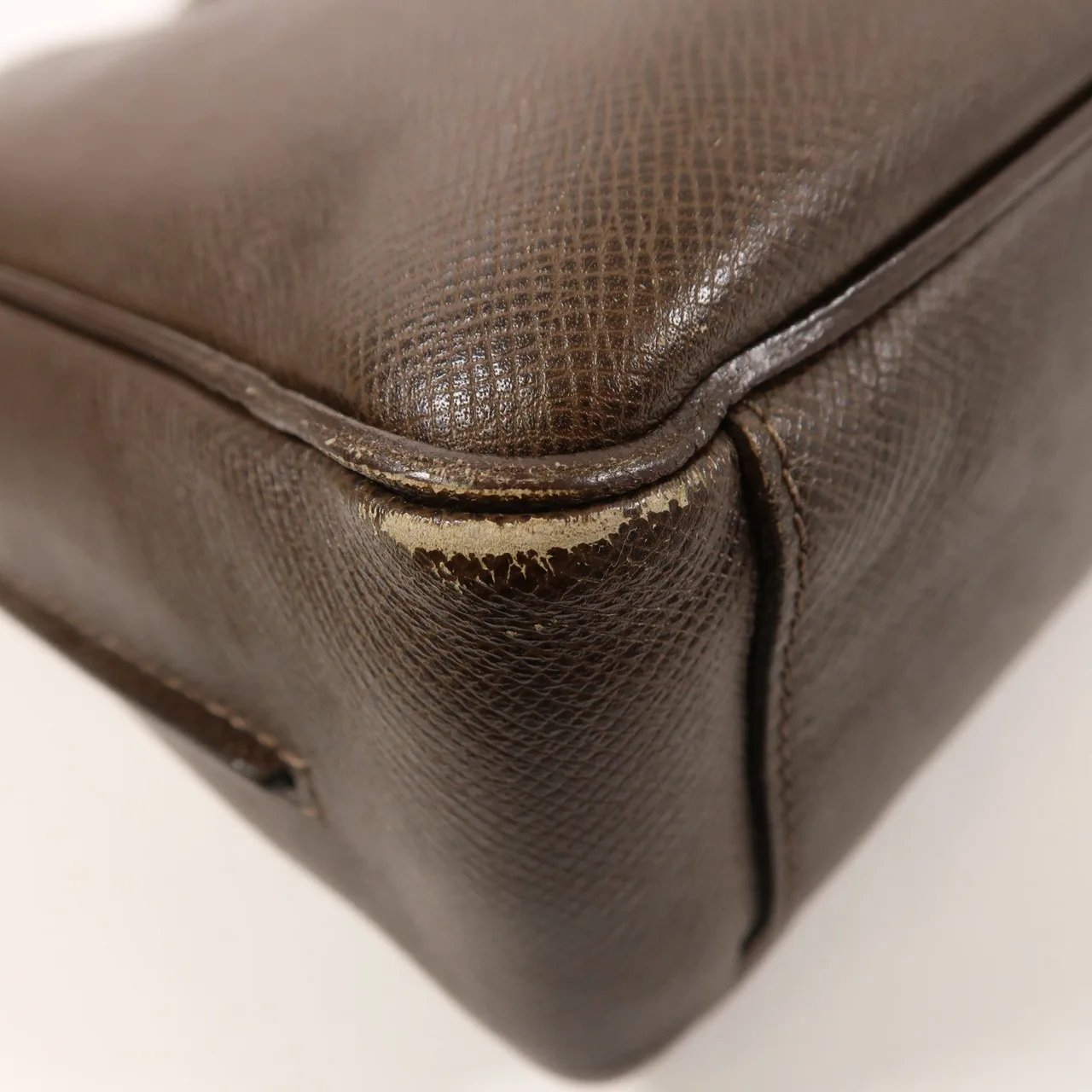 LOUIS VUITTON Roman M32778 肩背包 牛皮 棕色 牛皮 中古品C - 縮圖 12