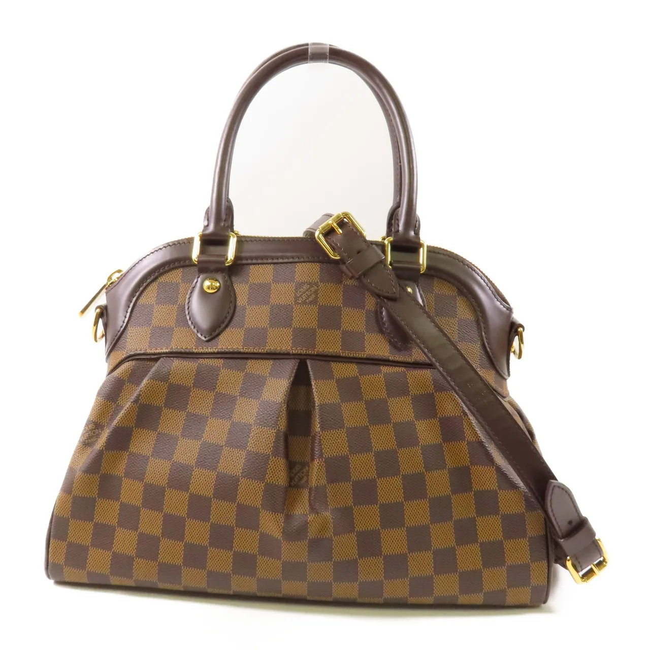 LOUIS VUITTON Trevi N51997 2-Way Bag Coated Canvas 棕色
