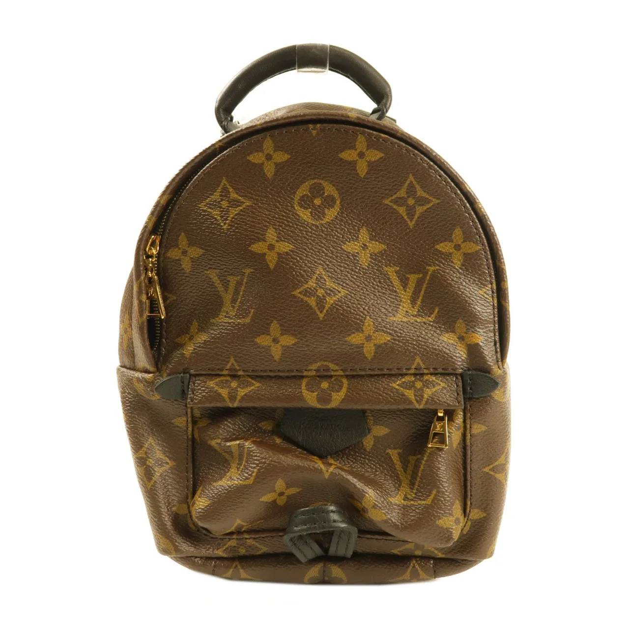 LOUIS VUITTON Palm Springs M44873 Backpack Coated Canvas 棕色