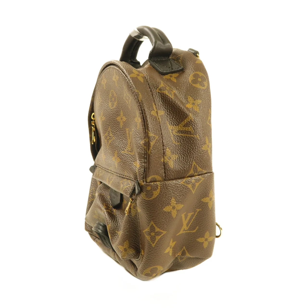 LOUIS VUITTON Palm Springs M44873 背包 塗層帆布 棕色 塗層帆布 中古品A - 縮圖 3