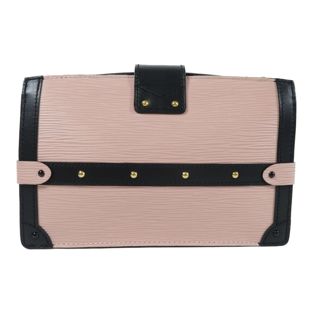 LOUIS VUITTON Trunk M51698 肩背包 牛皮 粉色 / 黑色 牛皮 中古品A - 縮圖 2