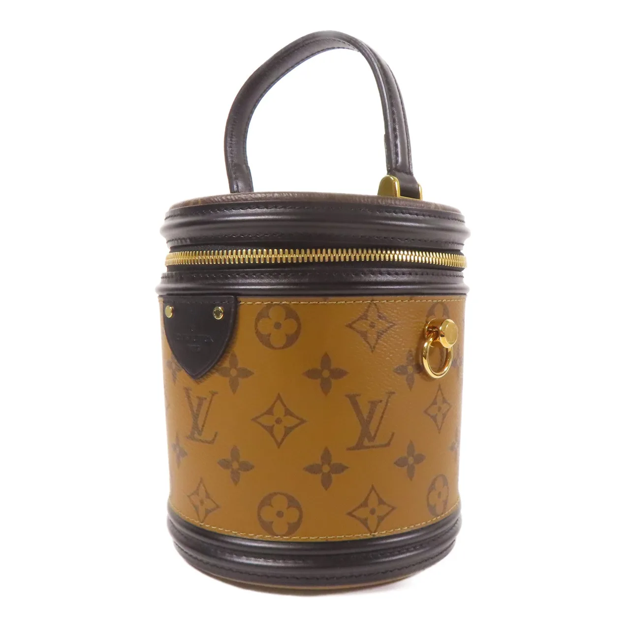 LOUIS VUITTON Cannes M43986 兩用包 塗層帆布 棕色 塗層帆布 中古品A - 縮圖 3