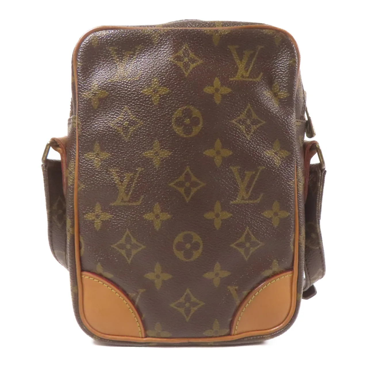 LOUIS VUITTON Danube M45266 肩背包 塗層帆布 棕色 / Brown 塗層帆布 中古品C - 縮圖 2