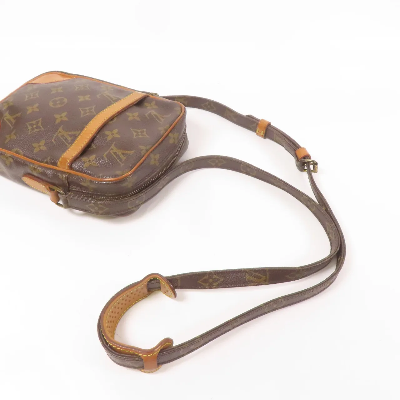 LOUIS VUITTON Danube M45266 肩背包 塗層帆布 棕色 / Brown 塗層帆布 中古品C - 縮圖 9