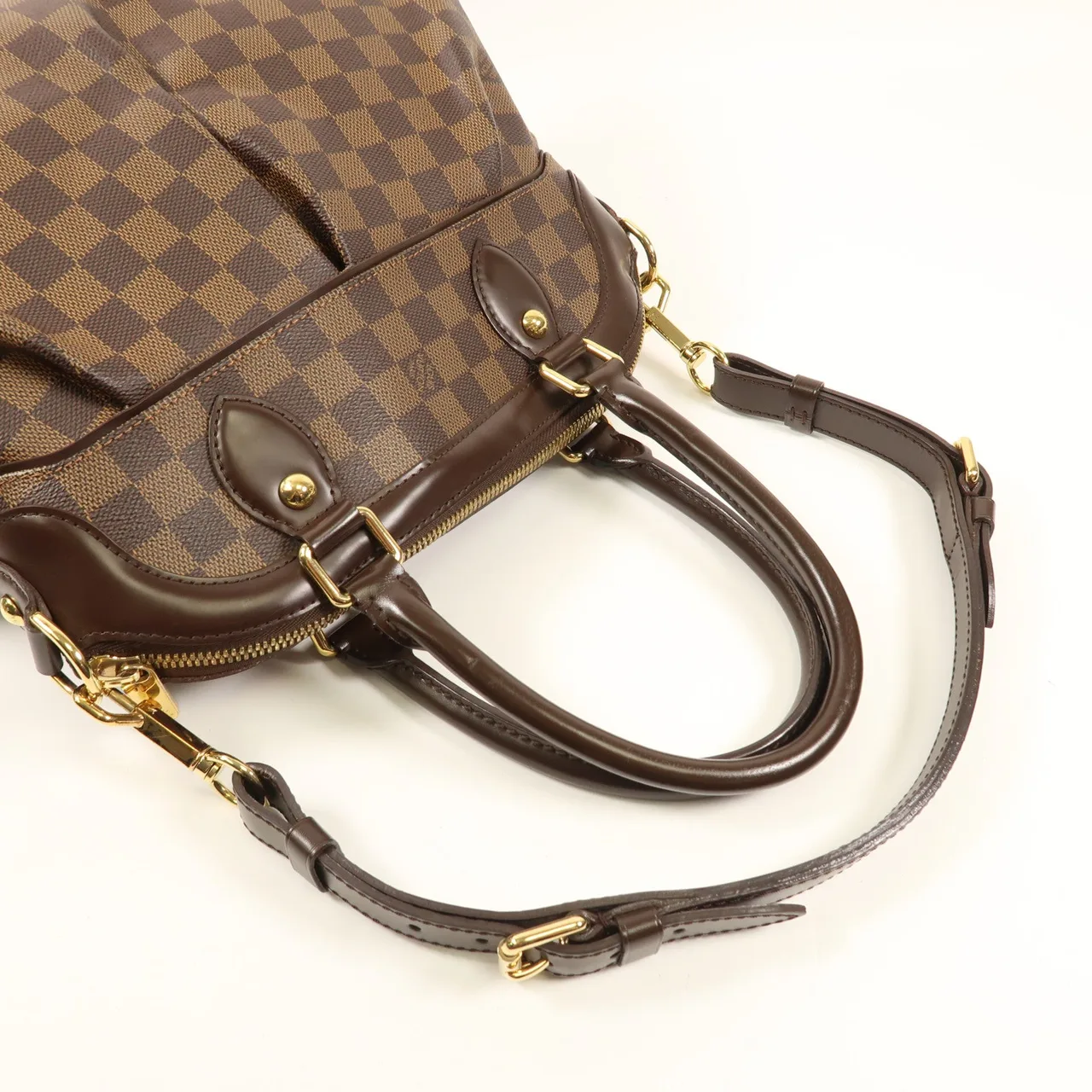 LOUIS VUITTON Trevi N51997 兩用包 塗層帆布 棕色 / Brown 塗層帆布 中古品A - 縮圖 9