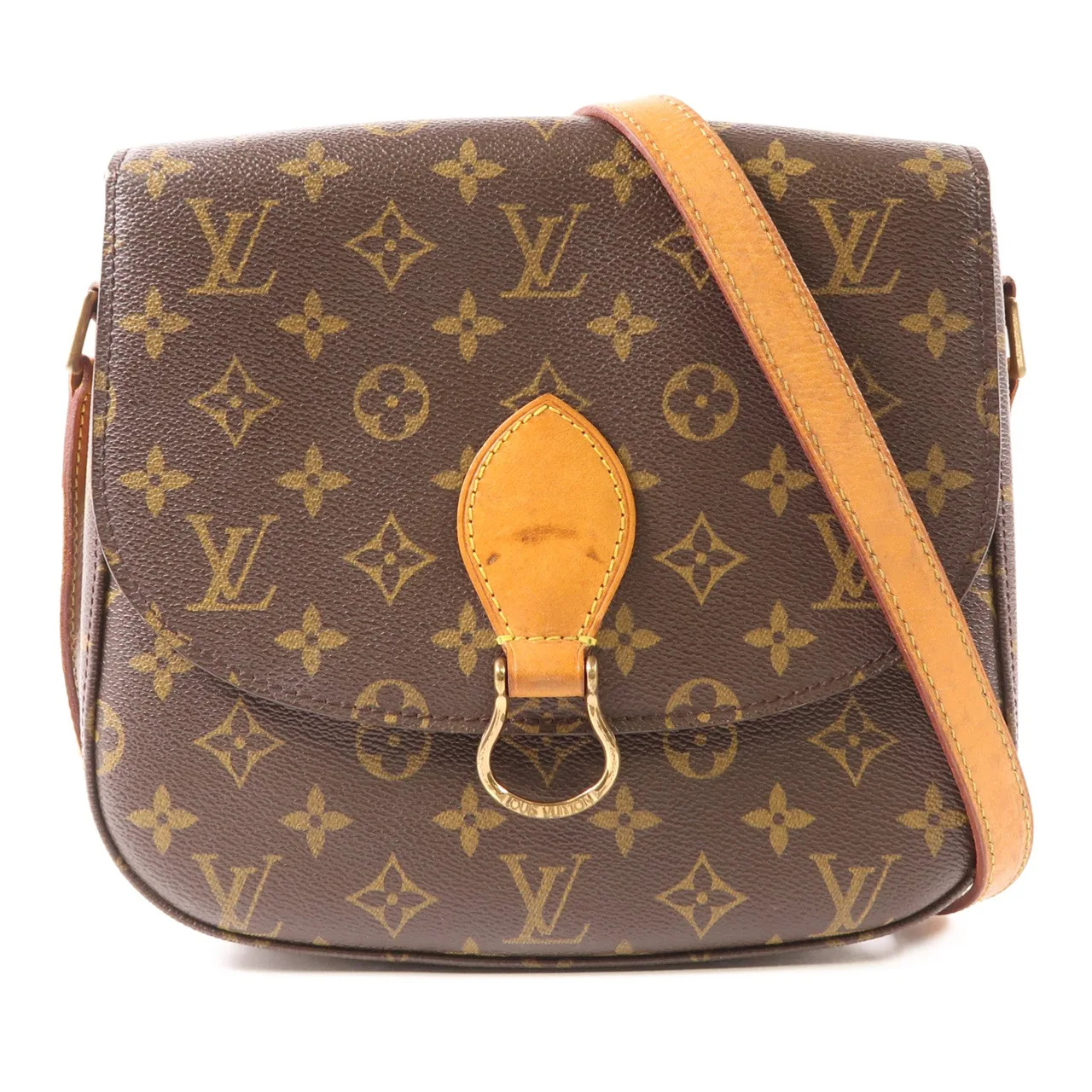 LOUIS VUITTON M51242 肩背包 塗層帆布 棕色