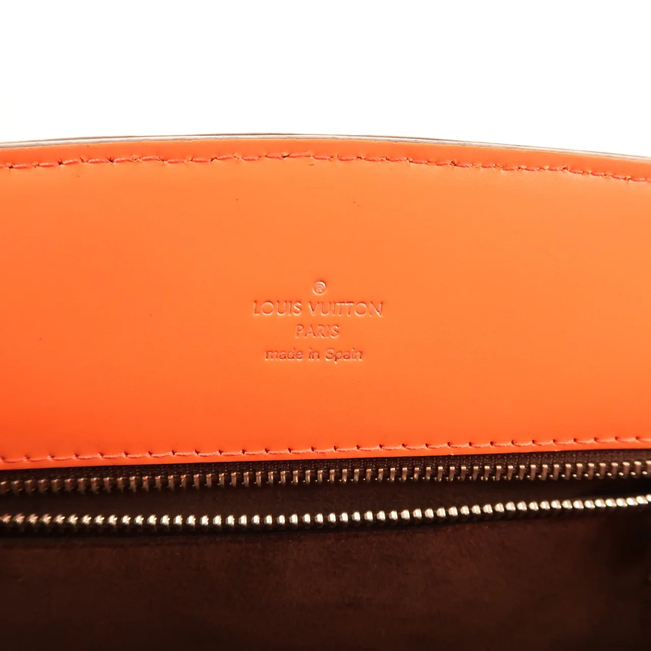 LOUIS VUITTON M9461E 兩用包 牛皮 橘色 牛皮 中古品B - 縮圖 5