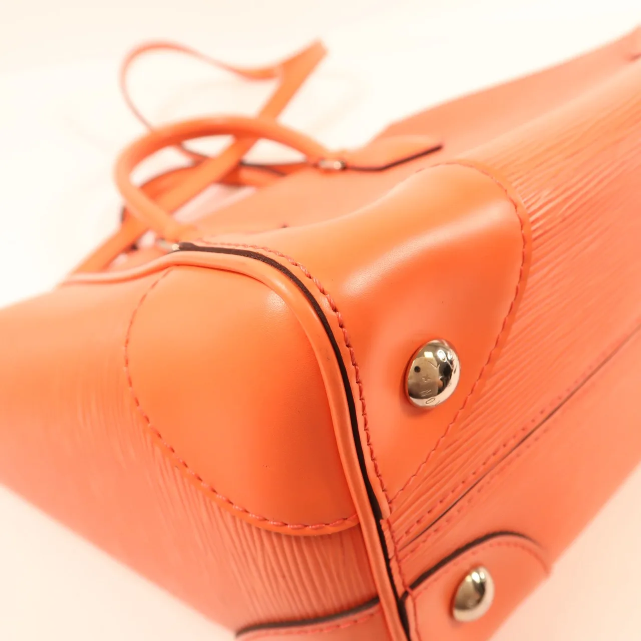 LOUIS VUITTON M9461E 兩用包 牛皮 橘色 牛皮 中古品B - 縮圖 7