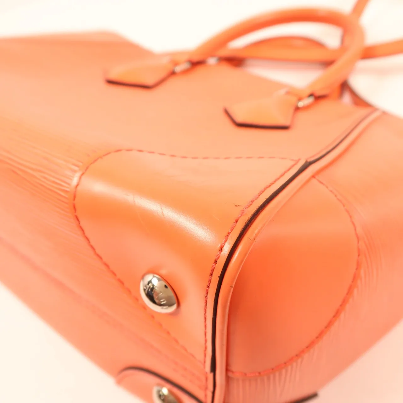 LOUIS VUITTON M9461E 兩用包 牛皮 橘色 牛皮 中古品B - 縮圖 8