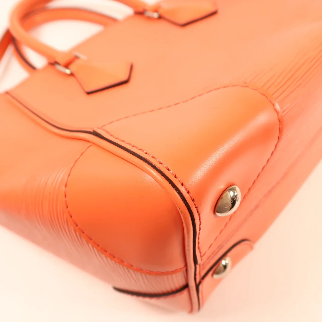 LOUIS VUITTON M9461E 兩用包 牛皮 橘色 牛皮 中古品B - 縮圖 9