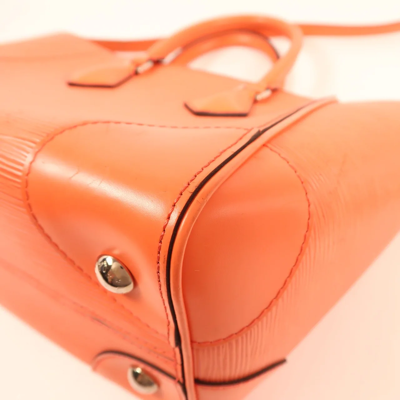 LOUIS VUITTON M9461E 兩用包 牛皮 橘色 牛皮 中古品B - 縮圖 10