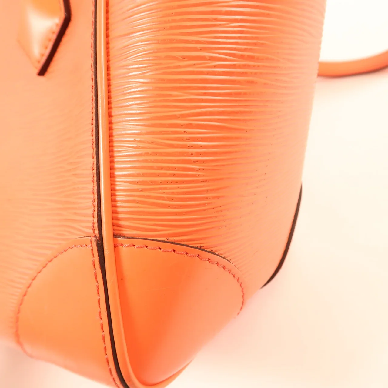 LOUIS VUITTON M9461E 兩用包 牛皮 橘色 牛皮 中古品B - 縮圖 14