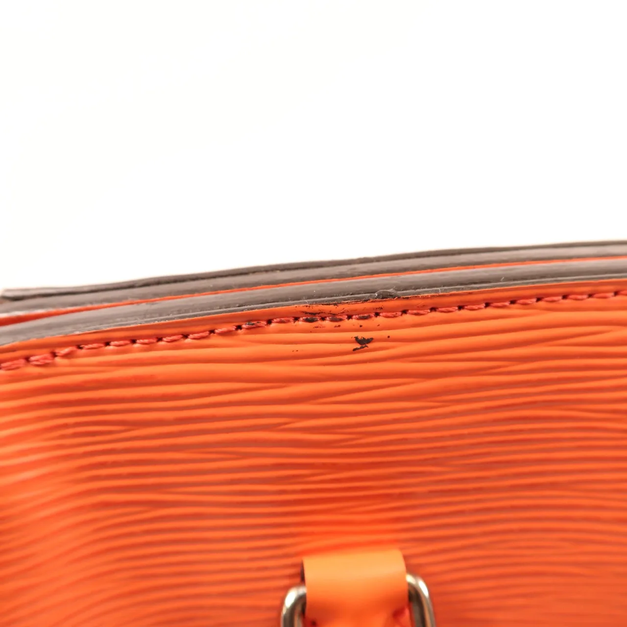 LOUIS VUITTON M9461E 兩用包 牛皮 橘色 牛皮 中古品B - 縮圖 15