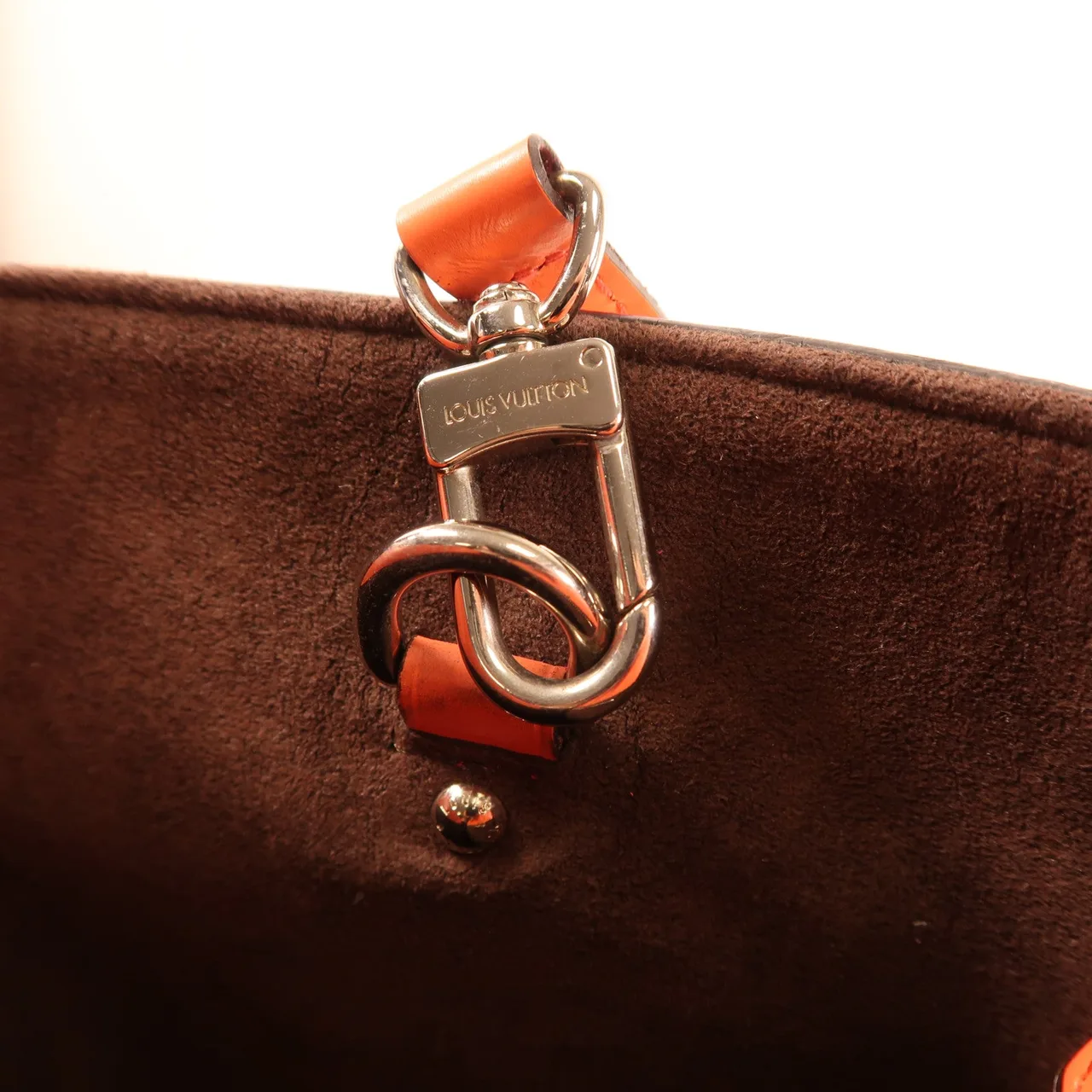 LOUIS VUITTON M9461E 兩用包 牛皮 橘色 牛皮 中古品B - 縮圖 19