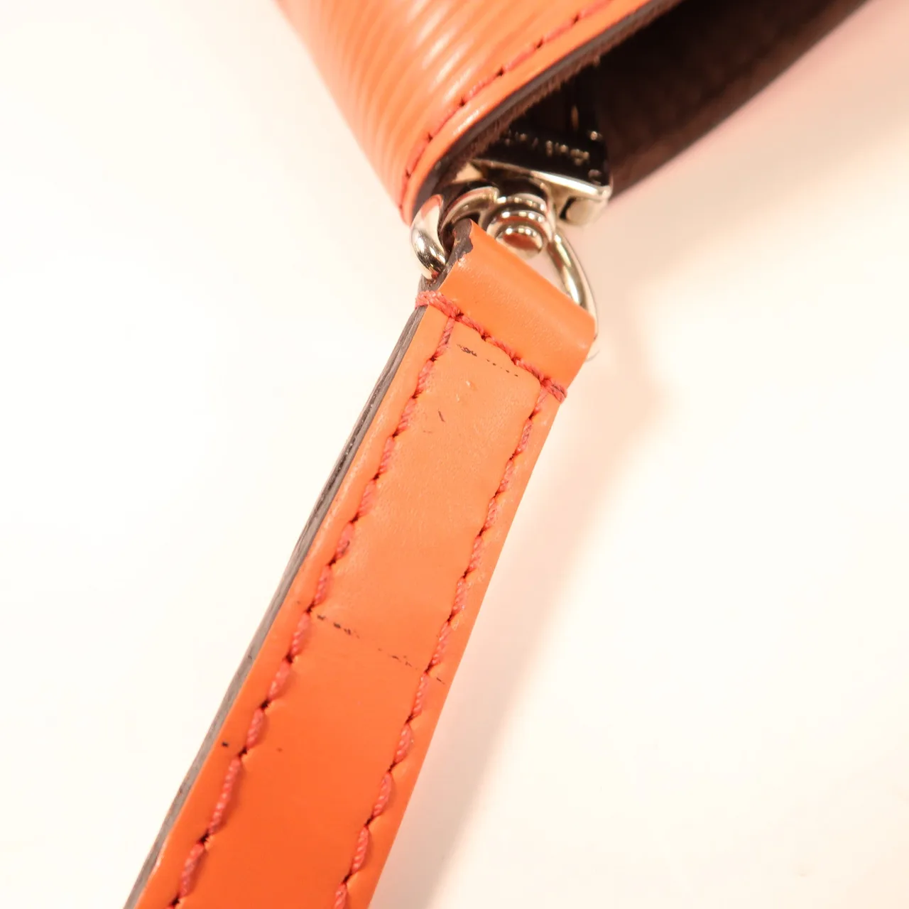 LOUIS VUITTON M9461E 兩用包 牛皮 橘色 牛皮 中古品B - 縮圖 20