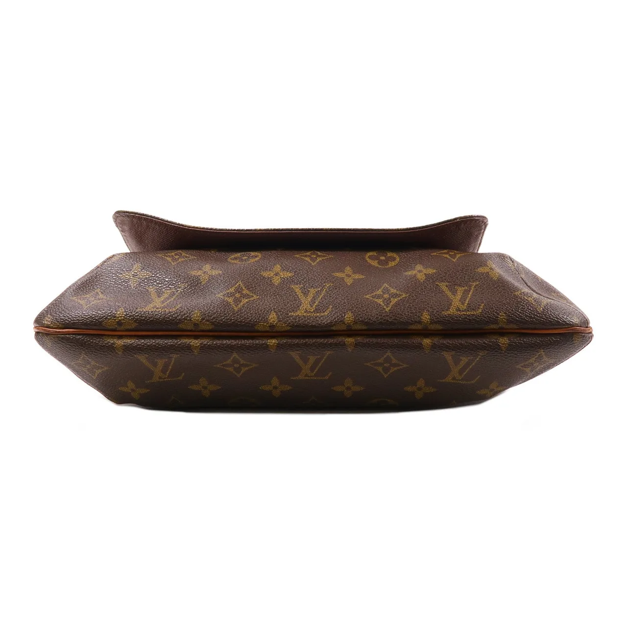 LOUIS VUITTON Musette M51256 肩背包 塗層帆布 棕色 塗層帆布 中古品B - 縮圖 4