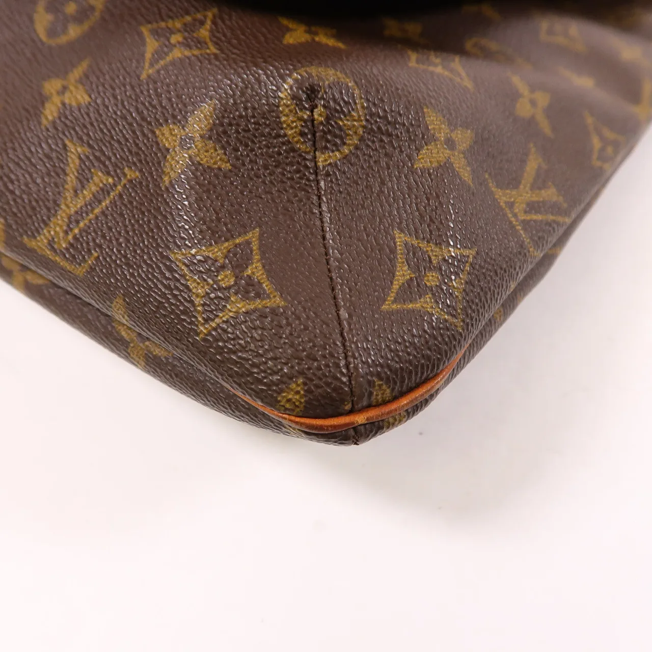 LOUIS VUITTON Musette M51256 肩背包 塗層帆布 棕色 塗層帆布 中古品B - 縮圖 9