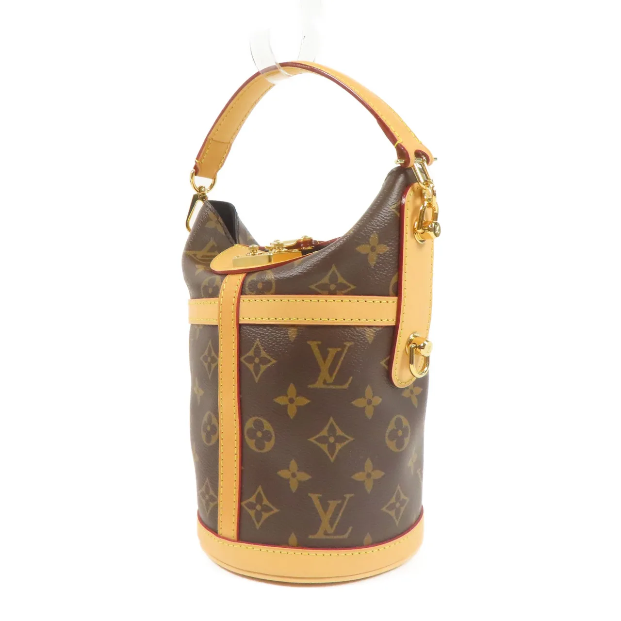 LOUIS VUITTON Duffle M43587 兩用包 塗層帆布 棕色 塗層帆布 中古品A - 縮圖 3