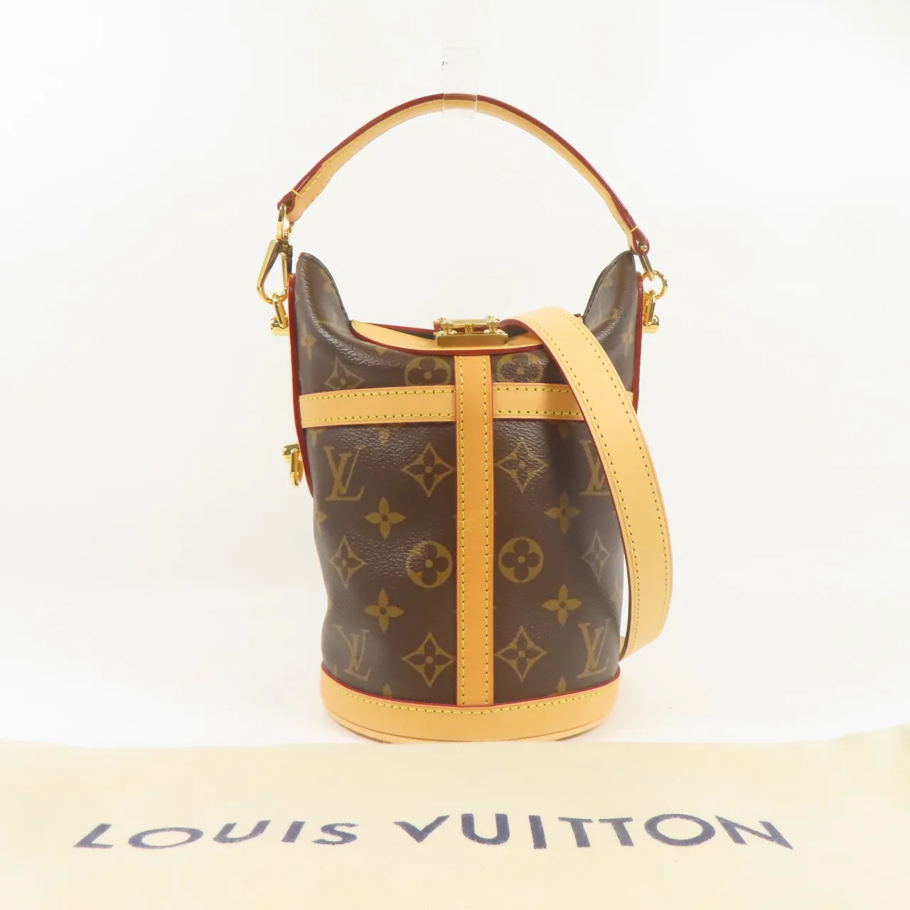 LOUIS VUITTON Duffle M43587 兩用包 塗層帆布 棕色 塗層帆布 中古品A - 縮圖 10