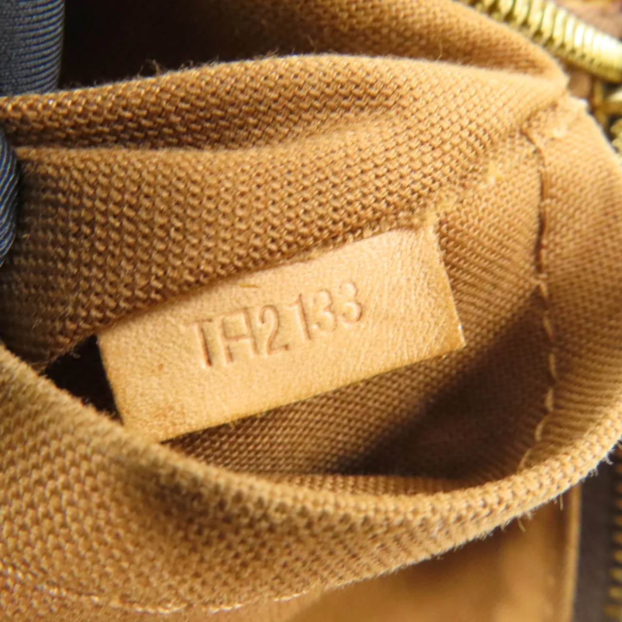 LOUIS VUITTON Palermo M40145 兩用包 塗層帆布 棕色 塗層帆布 中古品B - 縮圖 7