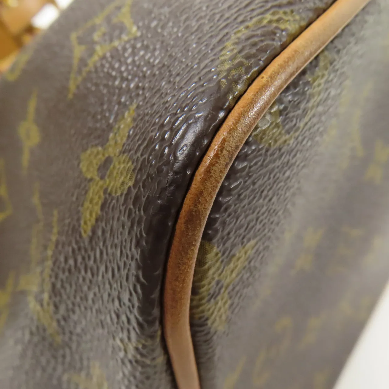 LOUIS VUITTON Palermo M40145 兩用包 塗層帆布 棕色 塗層帆布 中古品B - 縮圖 11